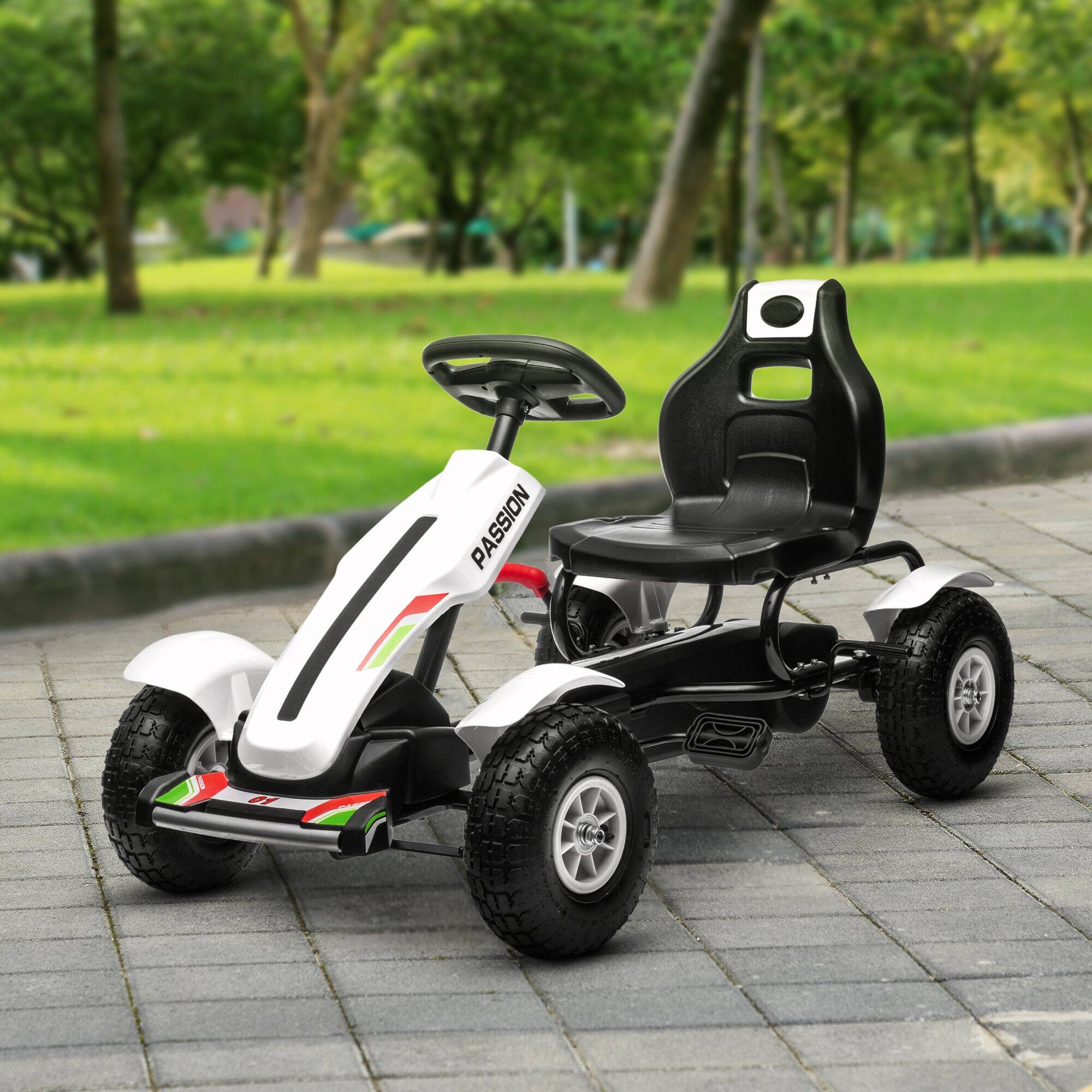 Alt View 1. Aosom - Kids Pedal Go Kart W/ Adjustable Seat.