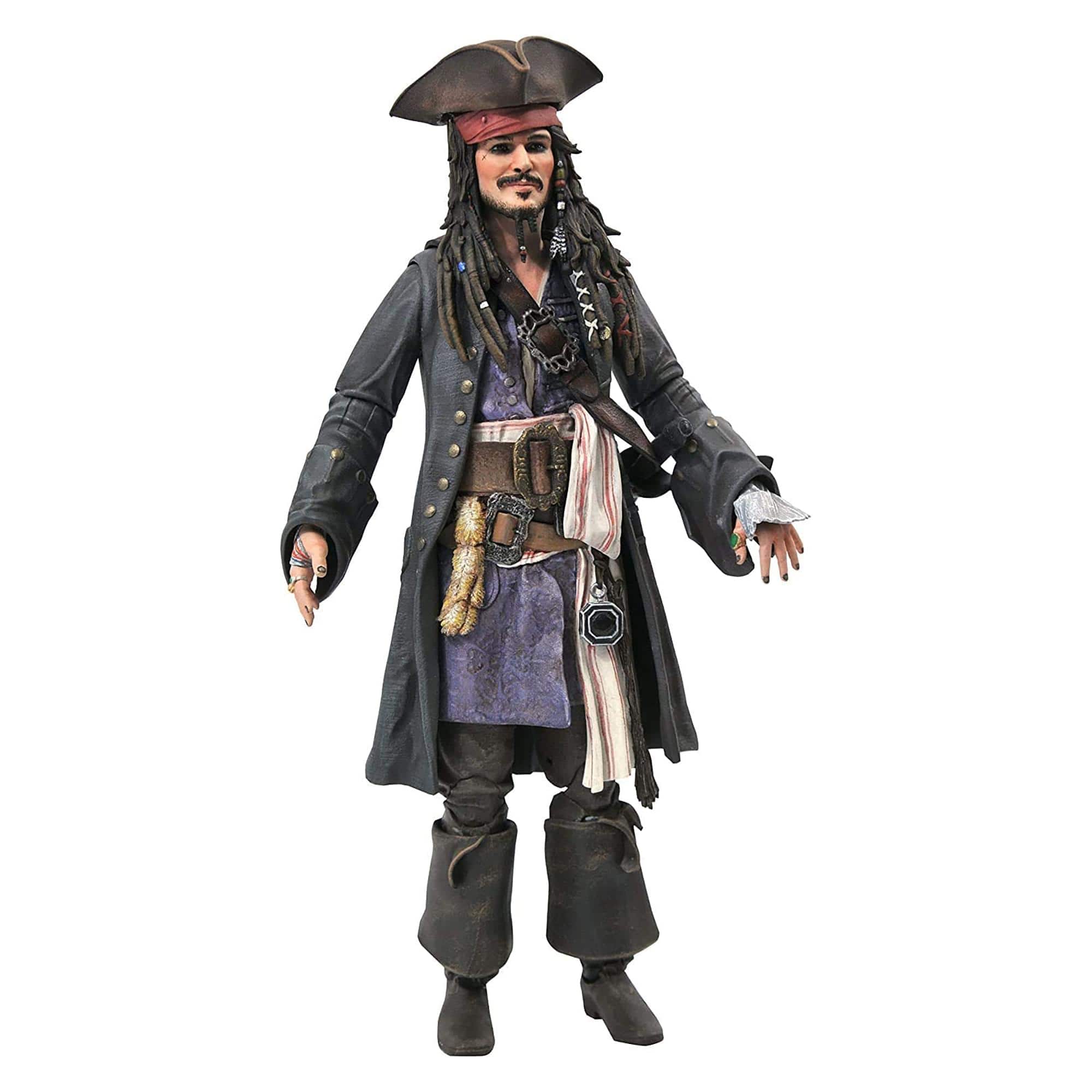 Diamond Select Toys - Pirates of the Caribbean Jack Sparrow 7 Inch Action Figure - Black price history on PriceWatchPro