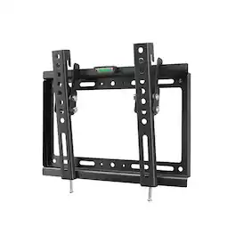 Dazzed Corner - Tilt TV Wall Mount for 14-42" TVs, 55lbs Capacity, VESA 200x200mm, Low Profile Bracket - Black