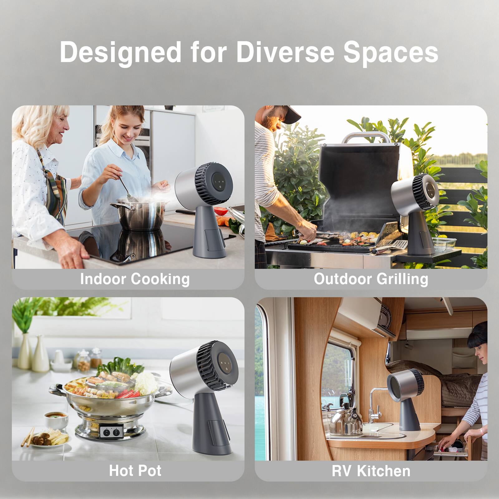 Designed for Diverse Spaces Indoor Cooking Outdoor Grilling Hot Pot RV Kitchen