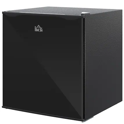 Front. Homcom - Cu.Ft Countertop Mini Freezer - Black.