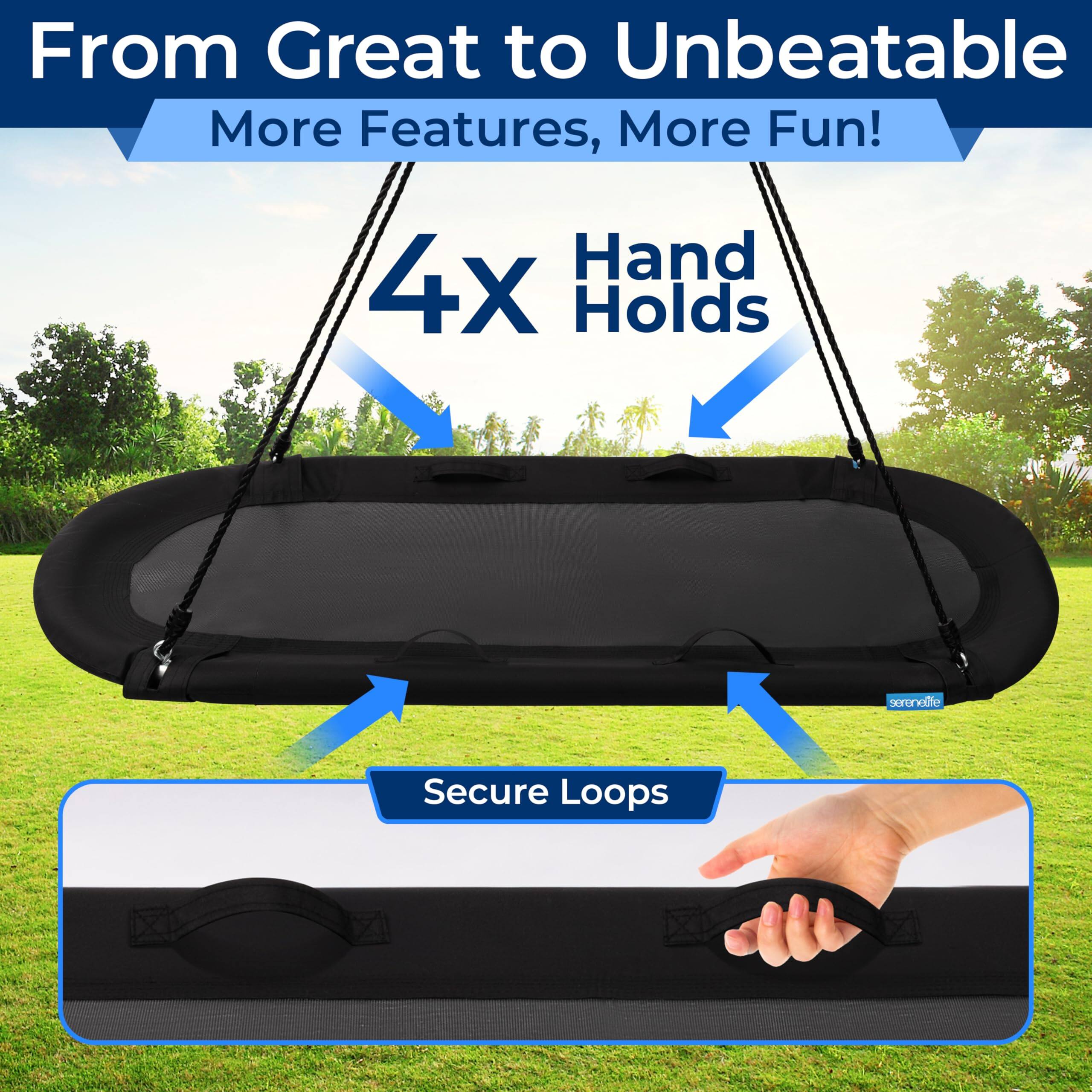 From Great to Unbeatable  
More Features, More Fun!  

4x Hand Holds  
Secure Loops