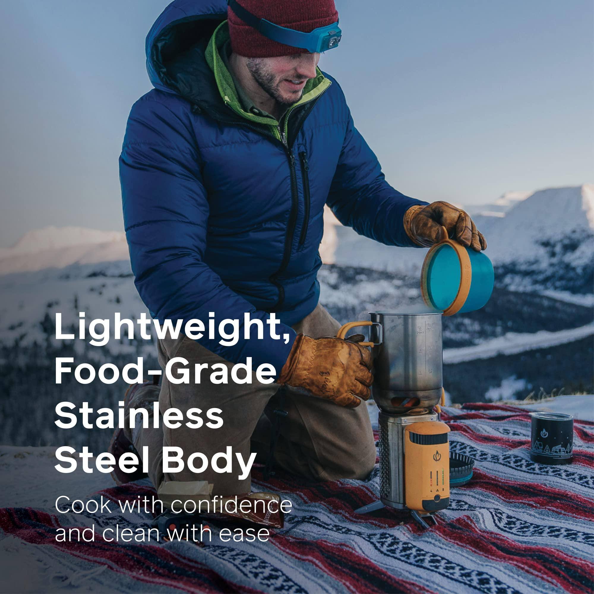 Lightweight, Food-Grade Stainless Steel Body  
Cook with confidence and clean with ease