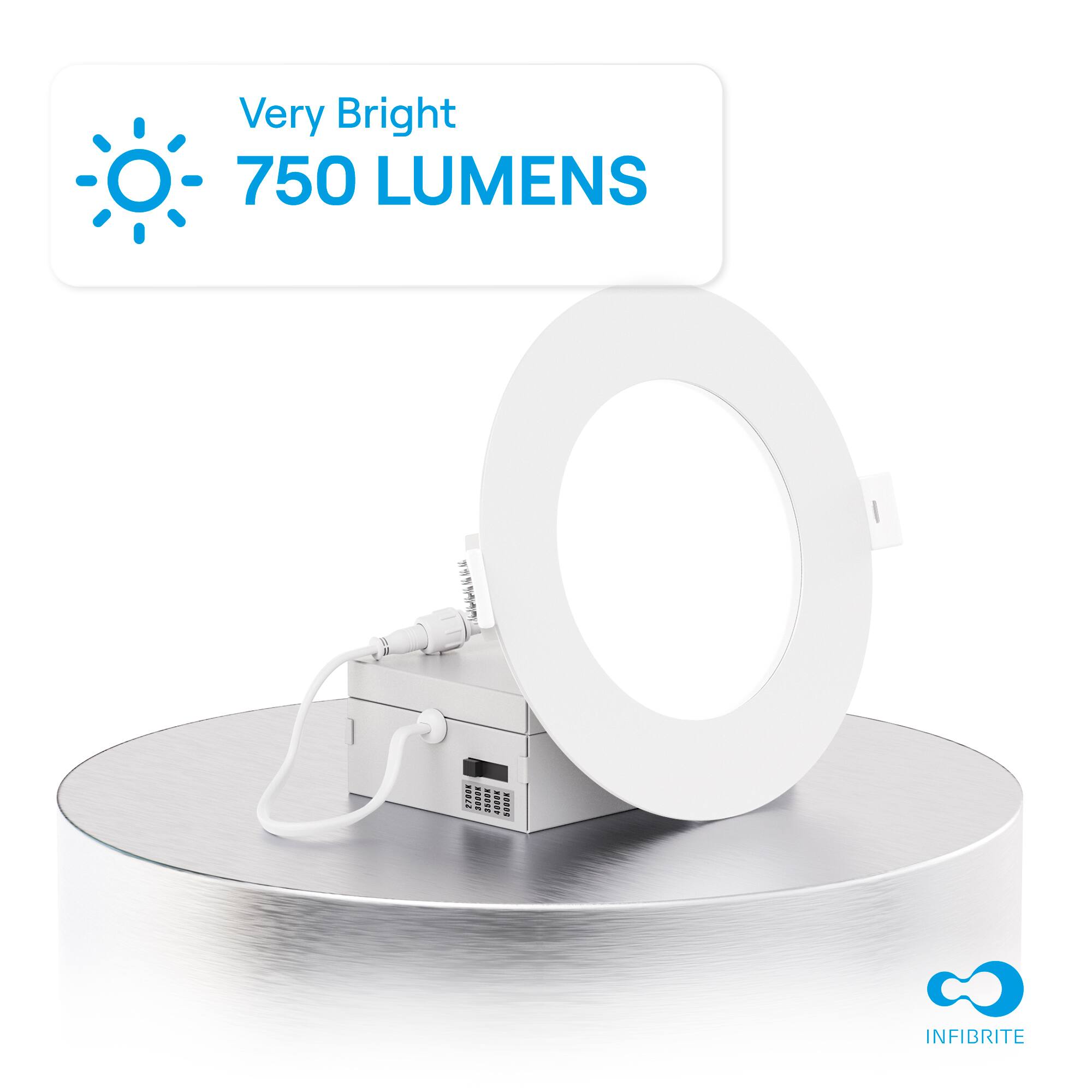 Very Bright 750 LUMENS

INFIBRITE