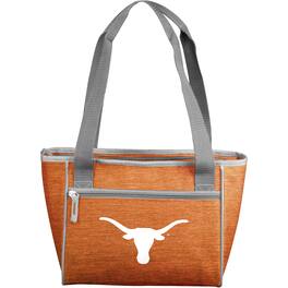 Logo Brands - Texas Longhorns Quartrefoil 16-Can Cooler Tote - Multicolor
