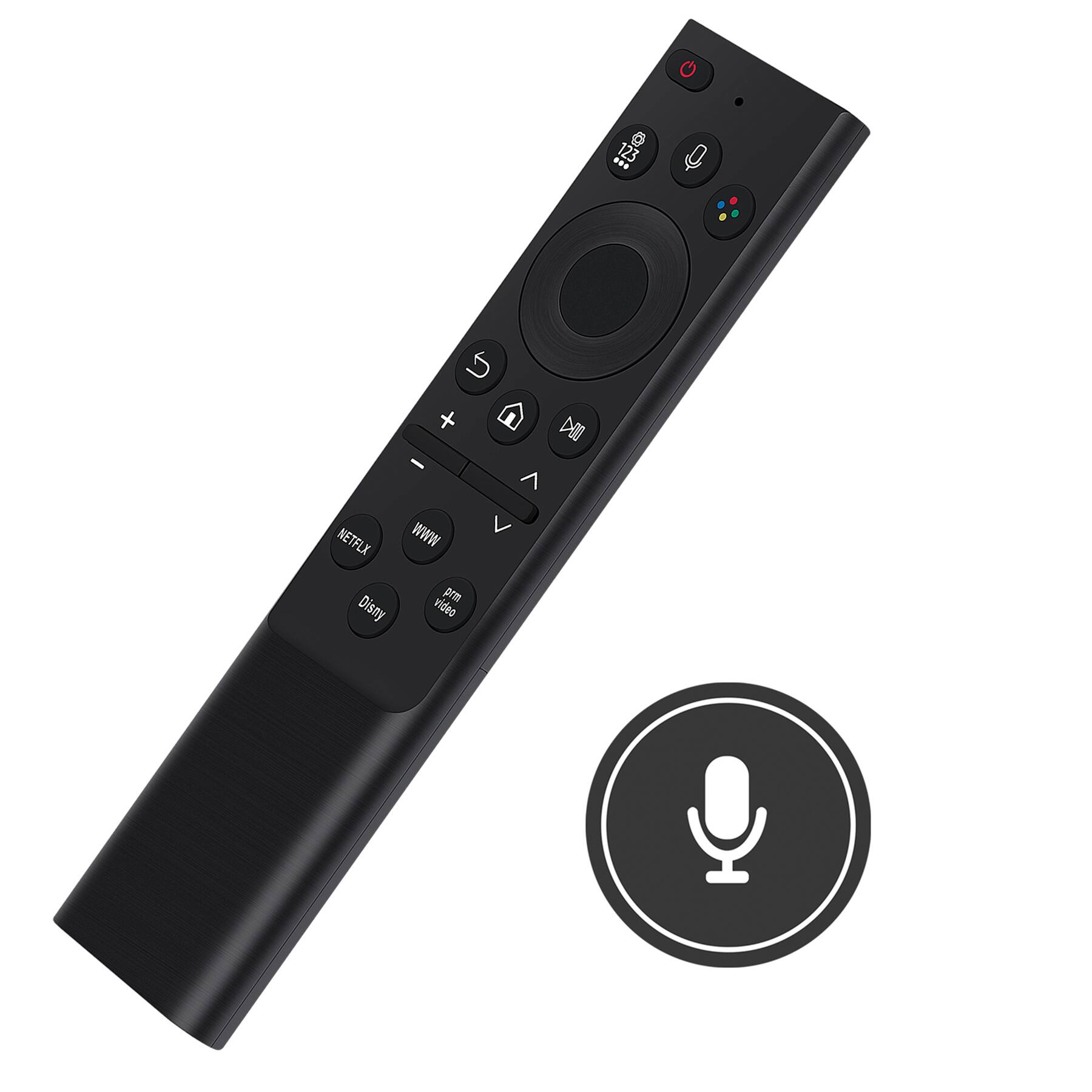 123  
NETFLIX  
Disney  
prime video  
WWN  
+  
-  
Home  
Play/Pause  
Volume Up  
Volume Down  
Microphone