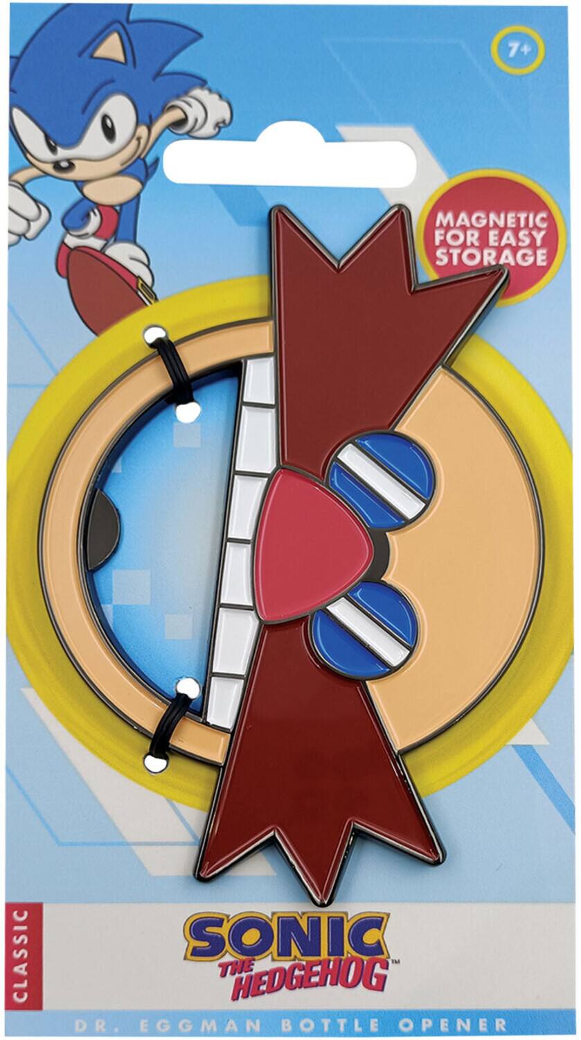 7+ MAGNETIC FOR EASY STORAGE CLASSIC SONIC THE HEDGEHOG DR. EGGMAN BOTTLE OPENER