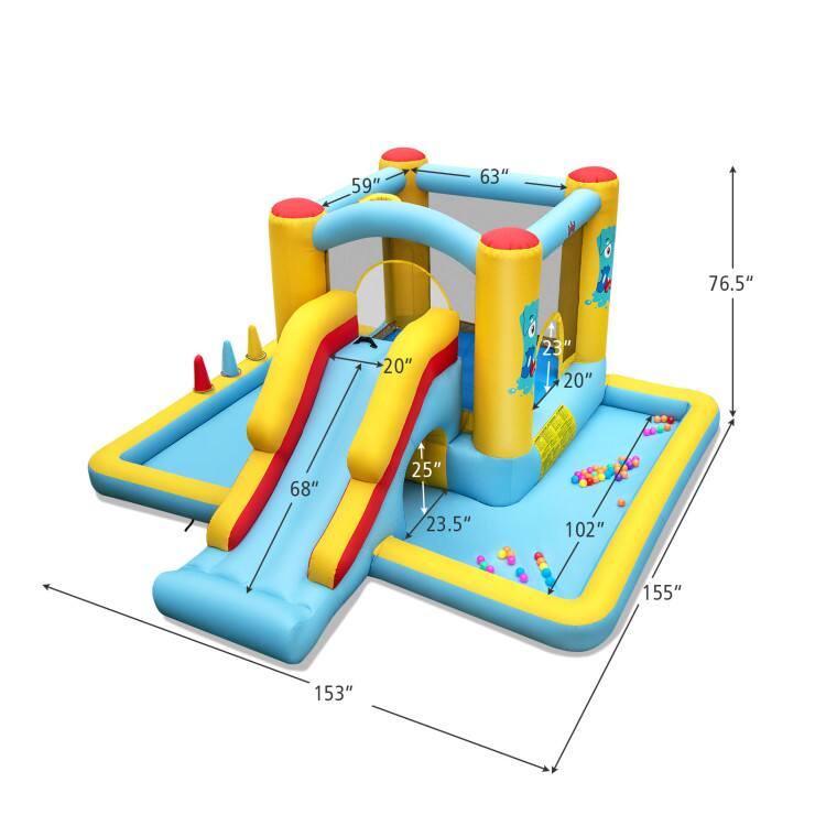 59"  
63"  
76.5"  
20"  
23"  
20"  
68"  
25"  
23.5"  
102"  
155"  
153"