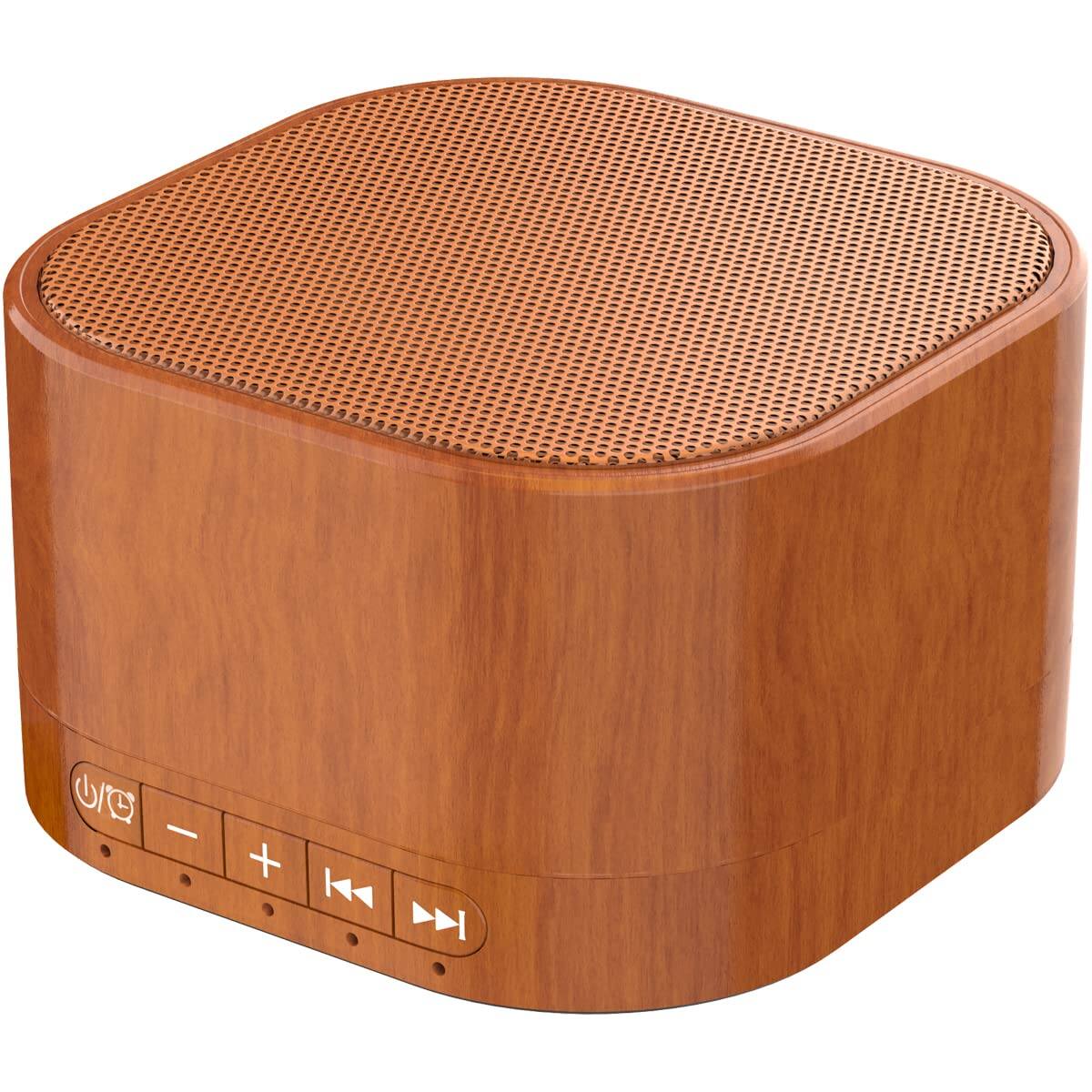 Front. Dazzed Corner - White Noise Machine plug-in Sound Machine,Sleep Therapy for Baby - Wood.