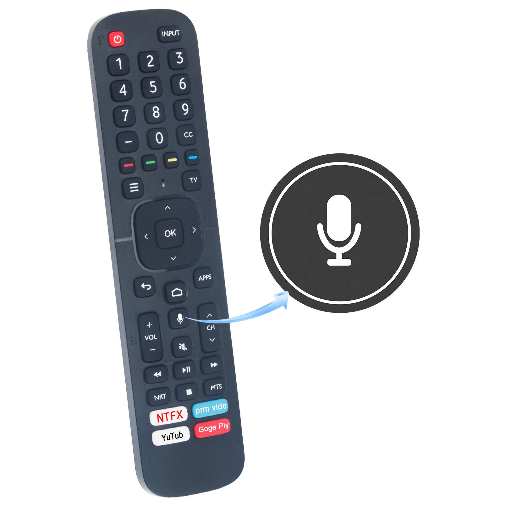 1 4 7 GOOD
2 5 8 0
3 6 9 CC
TV
^
OK
APPS
+ VOL
> CH
-
DII
MTS NRT prm vide NTFX Goge Ply YuTub