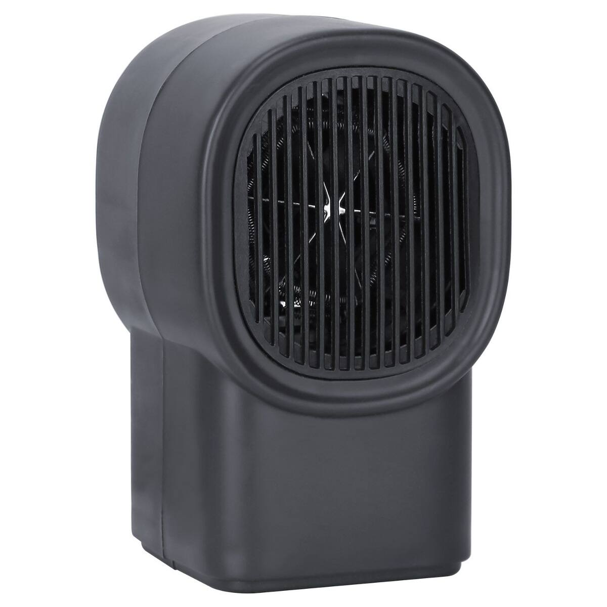 Alt View 4. Loheer - Loheer 400W Portable Space Heater, Compact Fan-Forced Desktop Heating for Home Office, Gray.