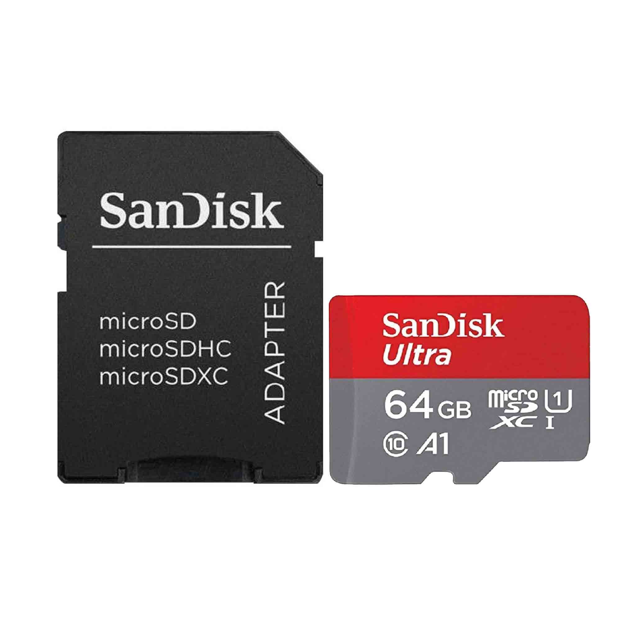SanDisk microSD microSDHC ADAPTER microSDXC

SanDisk Ultra 64 GB microSDXC I (U1 A1