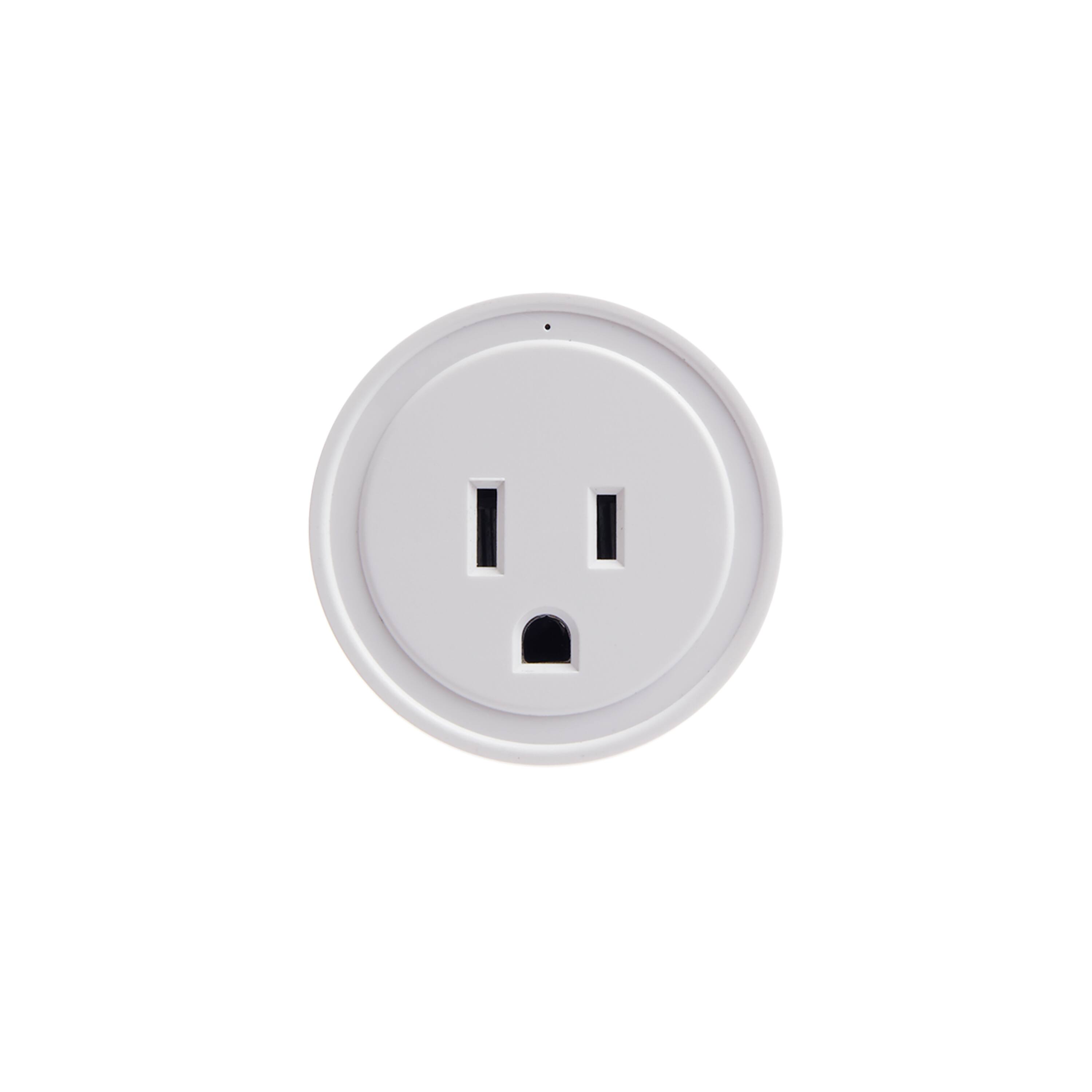 Alt View 8. Energizer - Energizer Connect Smart 15W WiFi Plug, Mobile App Enabled, Voice Controlled, Alexa, Echo, Siri, Hey Google Enabled - White.