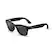 Front. Ray-Ban Meta - Ray-Ban Meta Wayfarer (Gen 2) glasses with Meta AI, Audio, Photo, Video Compatibility - Green lenses - Shiny Black.