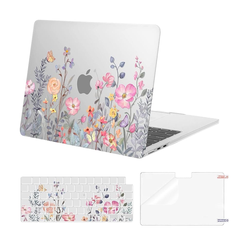 mosiso For MacBook Air 13 inch Case 2026 2022 M5 A3449 M4 A3240 M3
