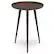 Angle. Simpli Home - Clairmont Round Side Table - Cognac.