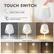 TOUCH SWITCH:
Short press for color select: 5000K, 3500K, 2700K
Long press to adjust brightness: Stepless dimming
Daylight: 5000K
Soft White: 3500K
Warm White: 2700K
Stepless dimming