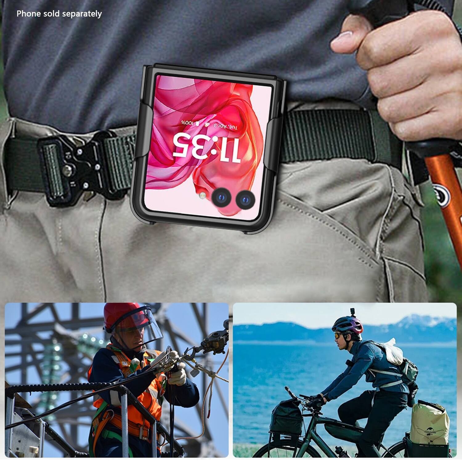 Phone sold separately.