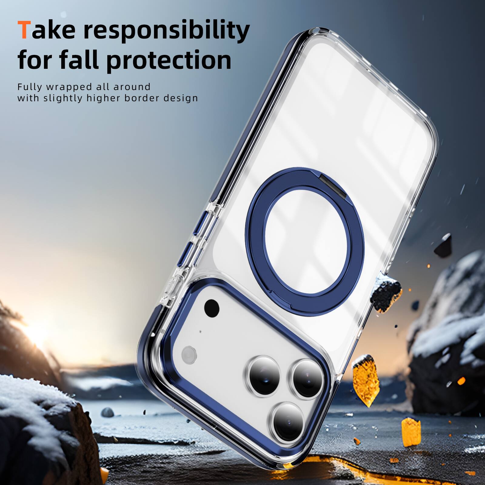 Take responsibility for fall protection

Fully wrapped all around with slightly higher border design
