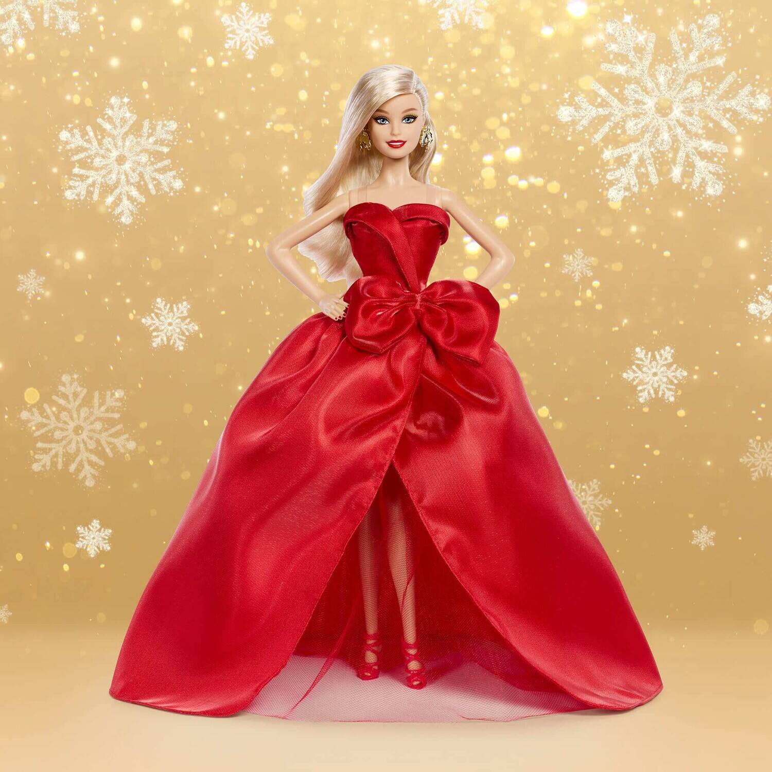Alt View 1. Mattel - Barbie Signature 2026 Holiday Barbie, Blonde   - COLLECTIBLES - Multicolor.