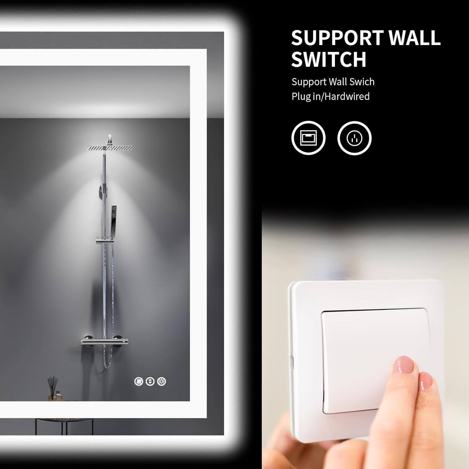 SUPPORT WALL SWITCH  
Support Wall Switch  
Plug in/Hardwired