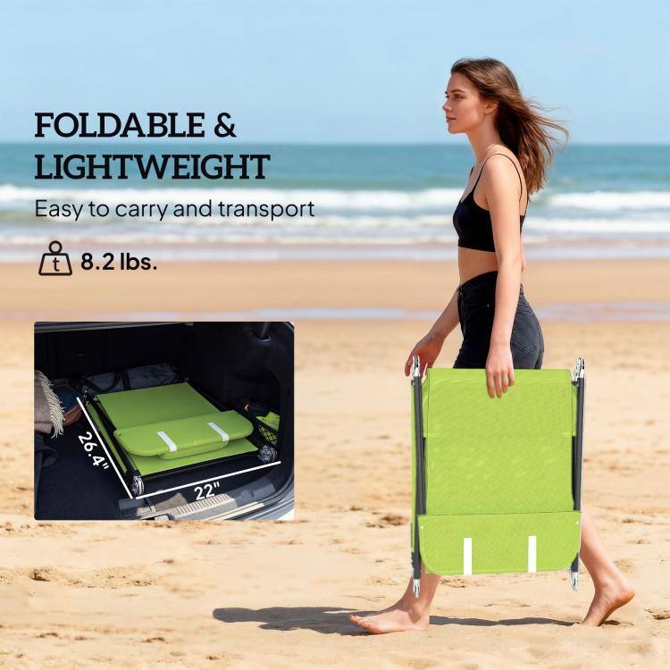 FOLDABLE & LIGHTWEIGHT  
Easy to carry and transport  
8.2 lbs.  
26.4"  
22"