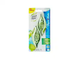 Paper Mate - Liquid Paper DryLine Grip Correction Tape, 2/Pack - White