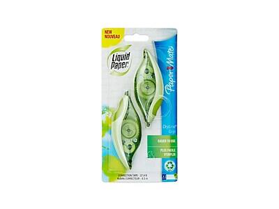 NEW NOUVEAU  
Liquid Paper  
Paper Mate  
Dry-Lite Grip  
SABER 10 PS  
PLUS FINE  
CORRECTION TAPE 27.9 M  
MARCHE CORRECTION 8.5 M