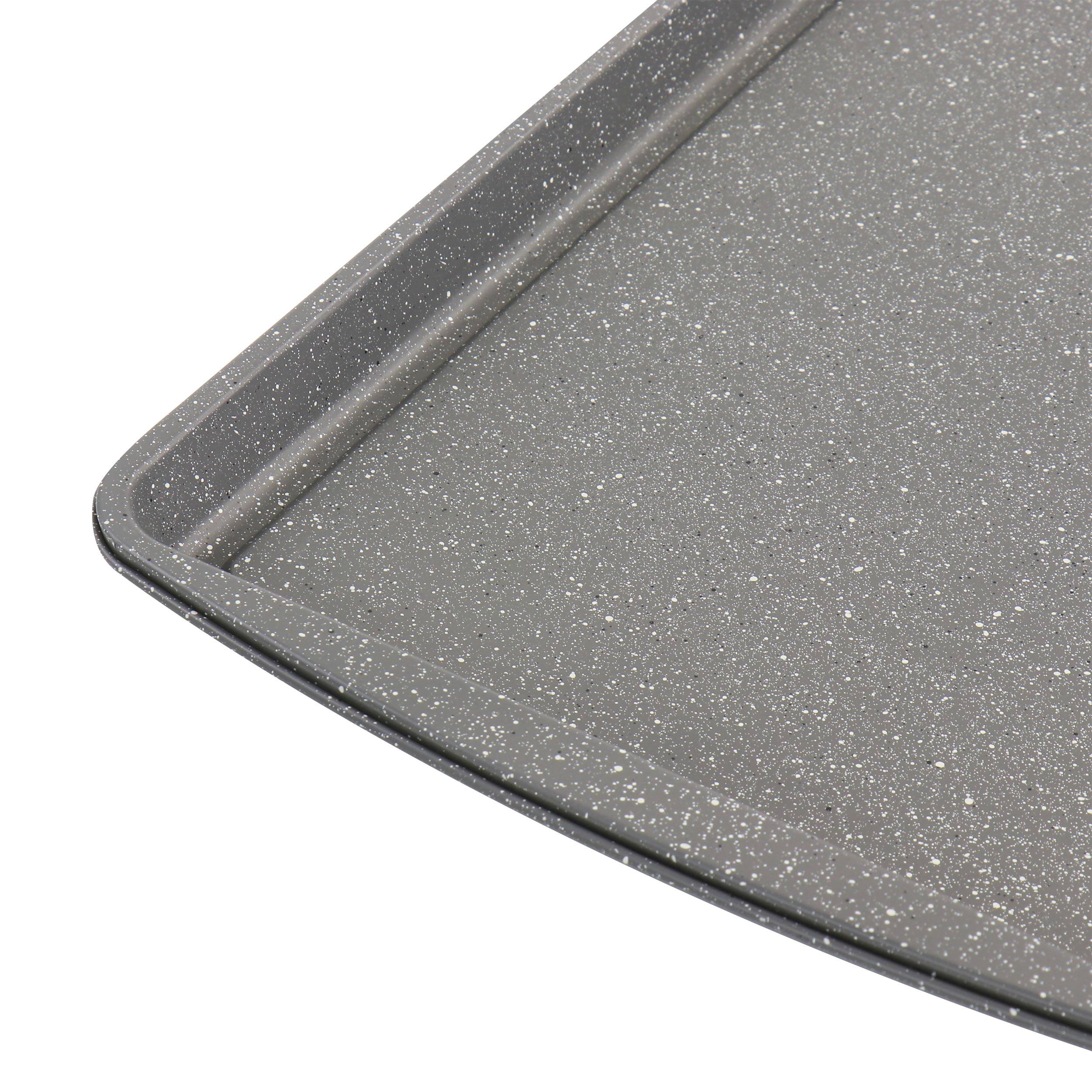 Alt View 3. Oster - Oster 3 Piece Carbon Steel Cookie Sheet in Greystone - Gray.