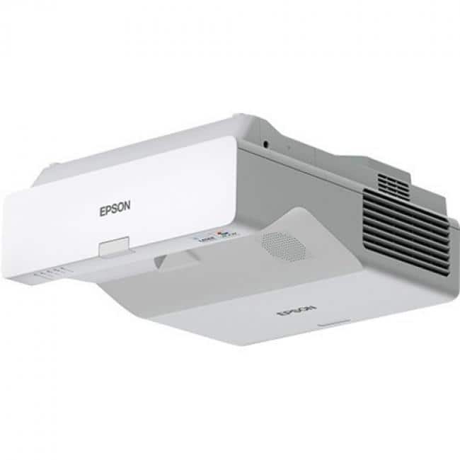 Epson - BrightLink 760Wi Ultra Short Throw 3LCD Projector - 16:10 - Wall Mountable, Tabletop - 1280 x 800 - Front, Rear - Unknown