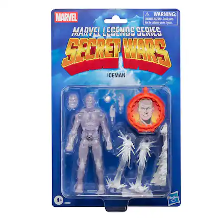 WARNING: MARVEL CHOKING HAZARD - Small parts. Not for children under 3 years.
MARVEL LEGENDS SERIES
SECRET WARS
ICEMAN
4+
60582
Hasbro