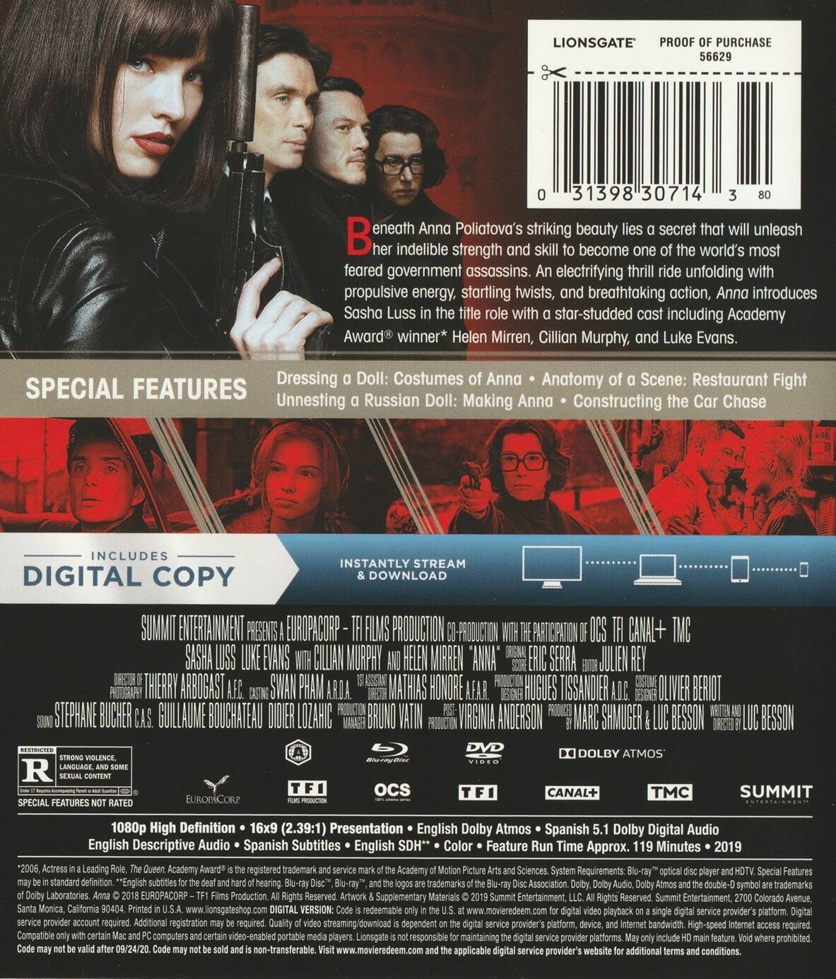 Alt View 1. Anna   - BLU-RAY.