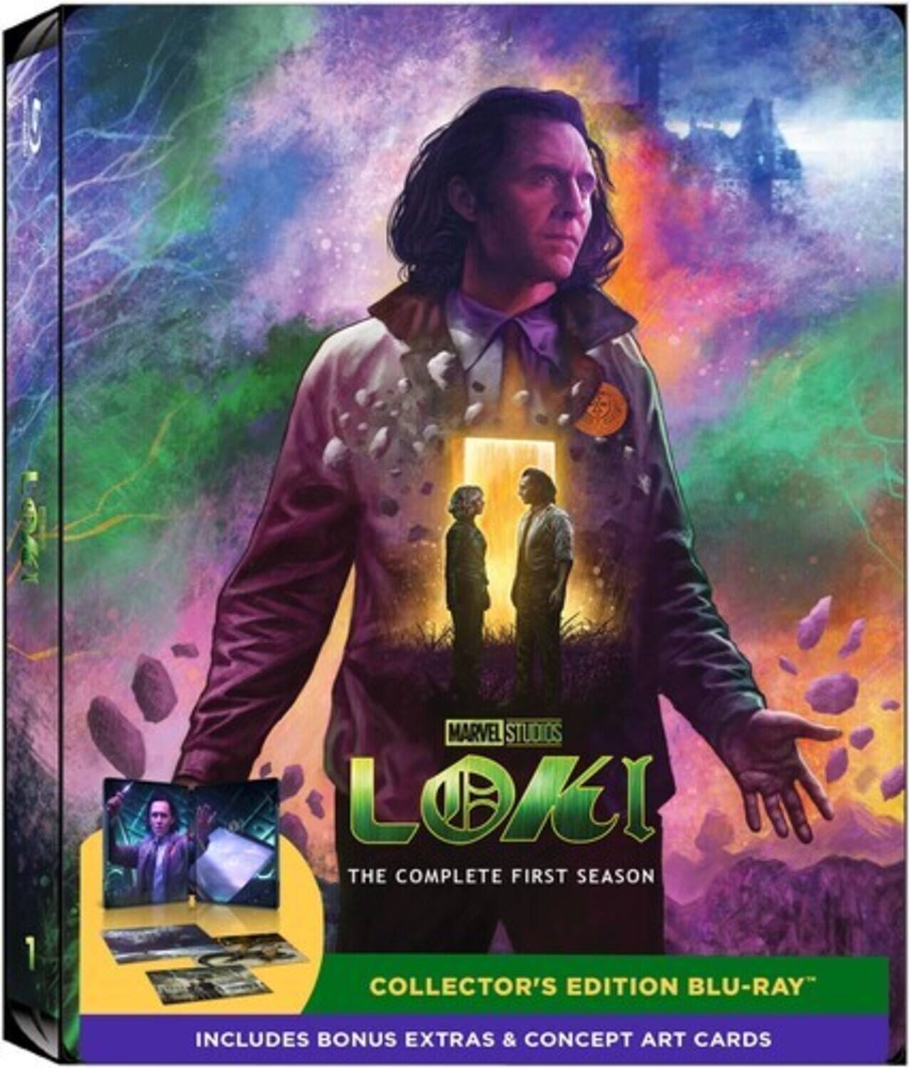 Front. Loki: The Complete First Season (Steelbook) - BLU-RAY.
