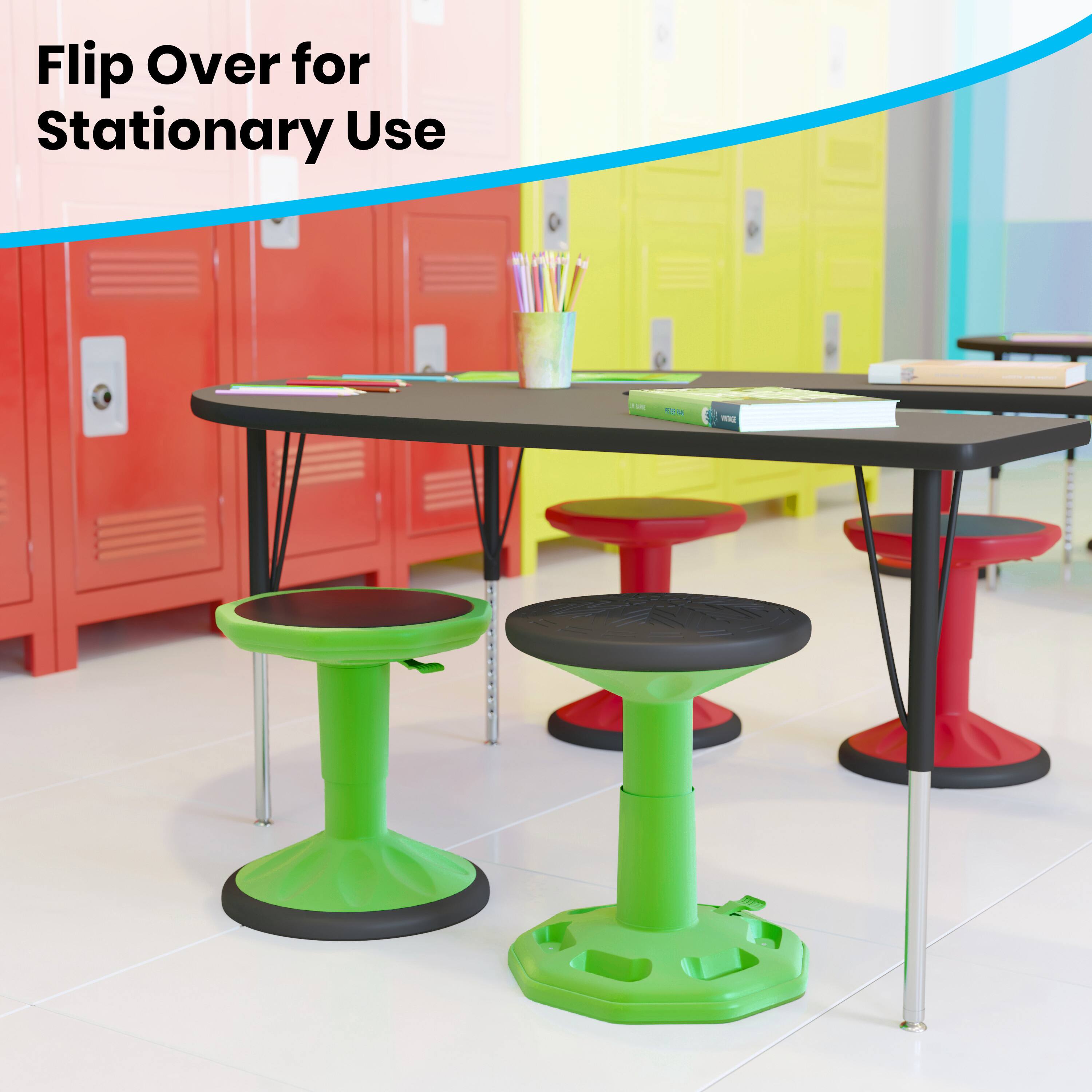Flip Over for Stationary Use