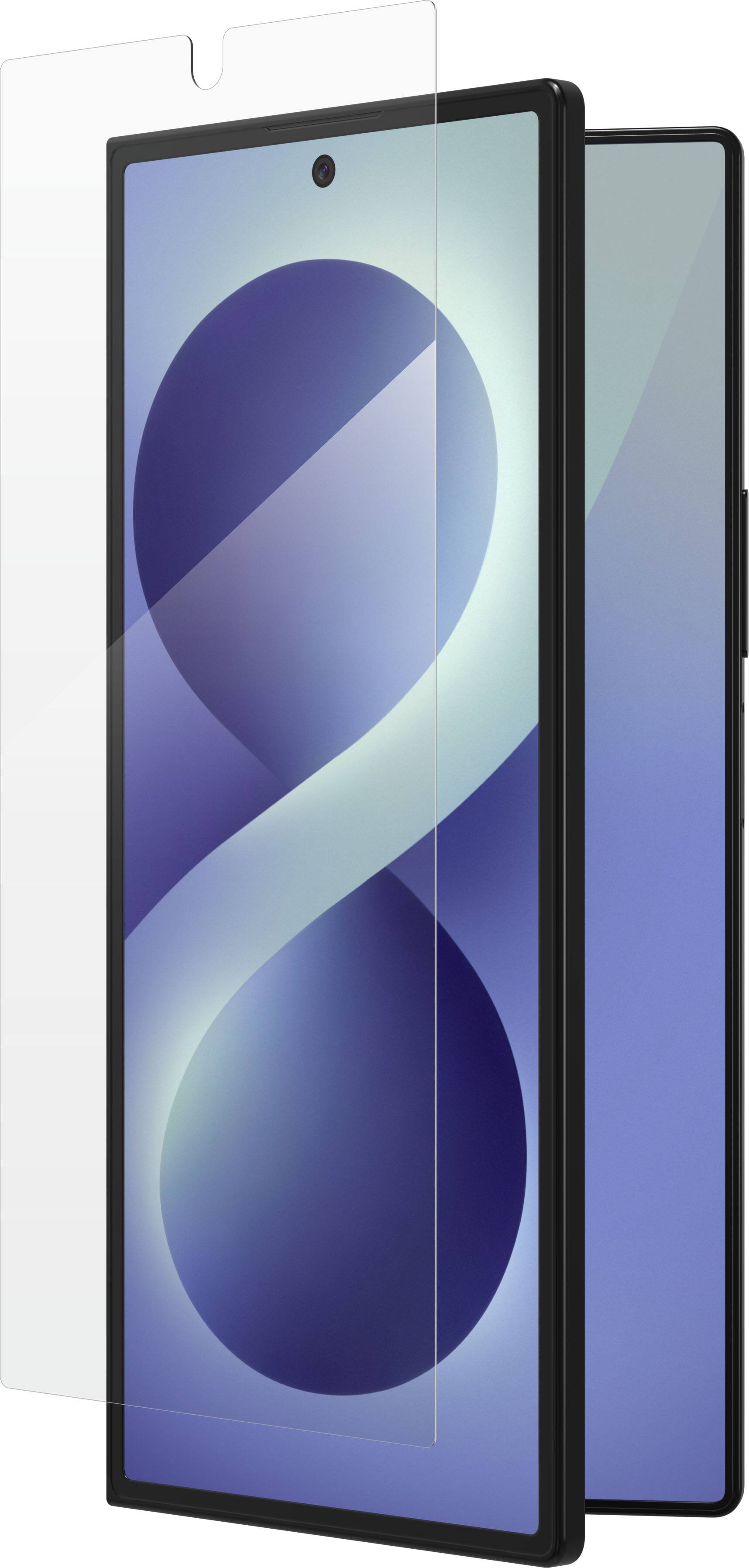Left. ZAGG - Glass Elite Screen Protector for Samsung Galaxy Z Fold8 Ultra - Clear.