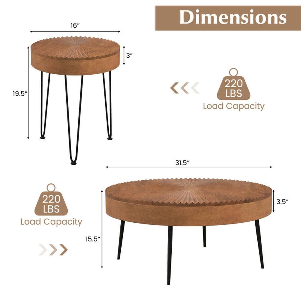 - Dimensions: 16" (diameter) x 3" (height) x 19.5" (overall height)
- Load Capacity: 220 LBS
- Dimensions: 31.5" (diameter) x 3.5" (height) x 15.5" (overall height)
- Load Capacity: 220 LBS