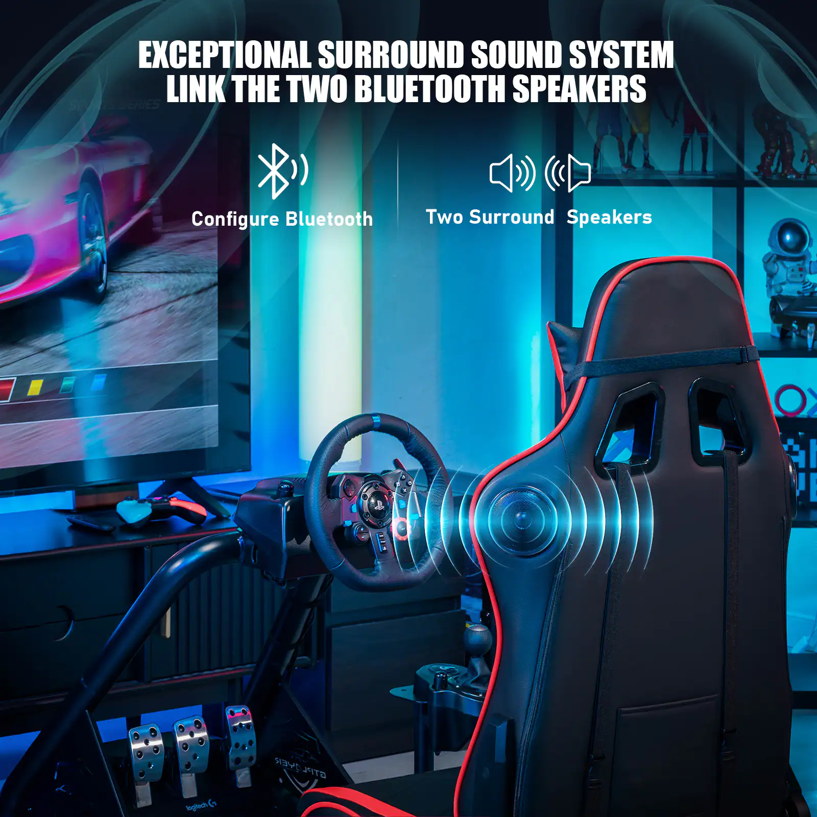 Exceptional Surround Sound System: Link the Two Bluetooth Speakers.