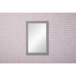 Elegant Decor - Saturn 22 In. Contemporary Mirror In Light Grey - Medium Grey