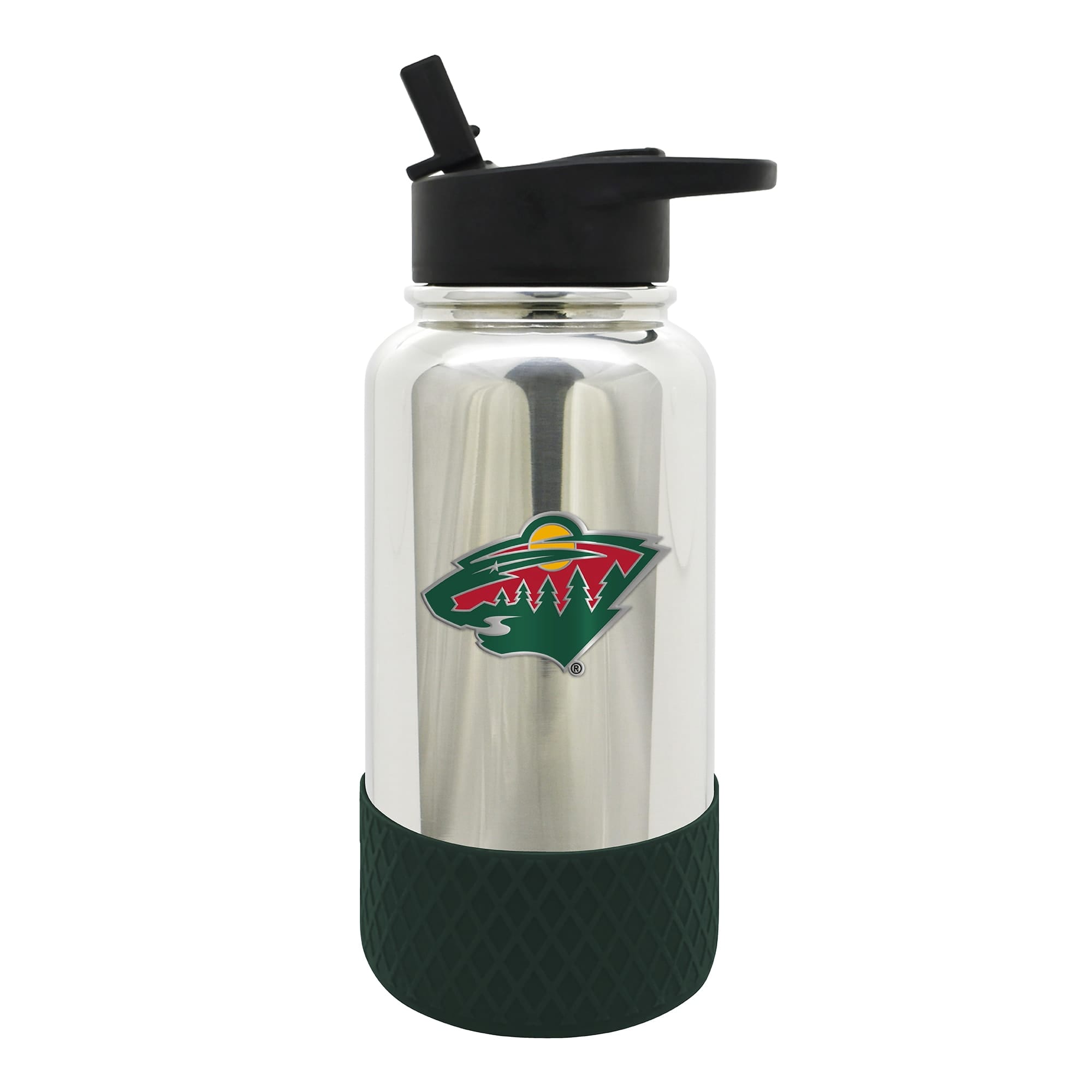 Photos - Water Bottle American Great  Products - Minnesota Wild 32oz. Team Color Chrome Hydration Bottle - Multicolor 