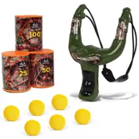 NKOK - RealTree: Handheld Slingshot Set - Green - Front_Zoom