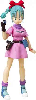 Bandai - Tamashii Nations - Dragon Ball - S.H.Figuarts - Bulma (Adventure Begins) Action Figure - COLLECTIBLES - Multicolor