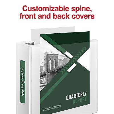 Customizable spine, front and back covers

QUARTERLY REPORT

Quarterly Report
Quarterly review of the latest financial performance
