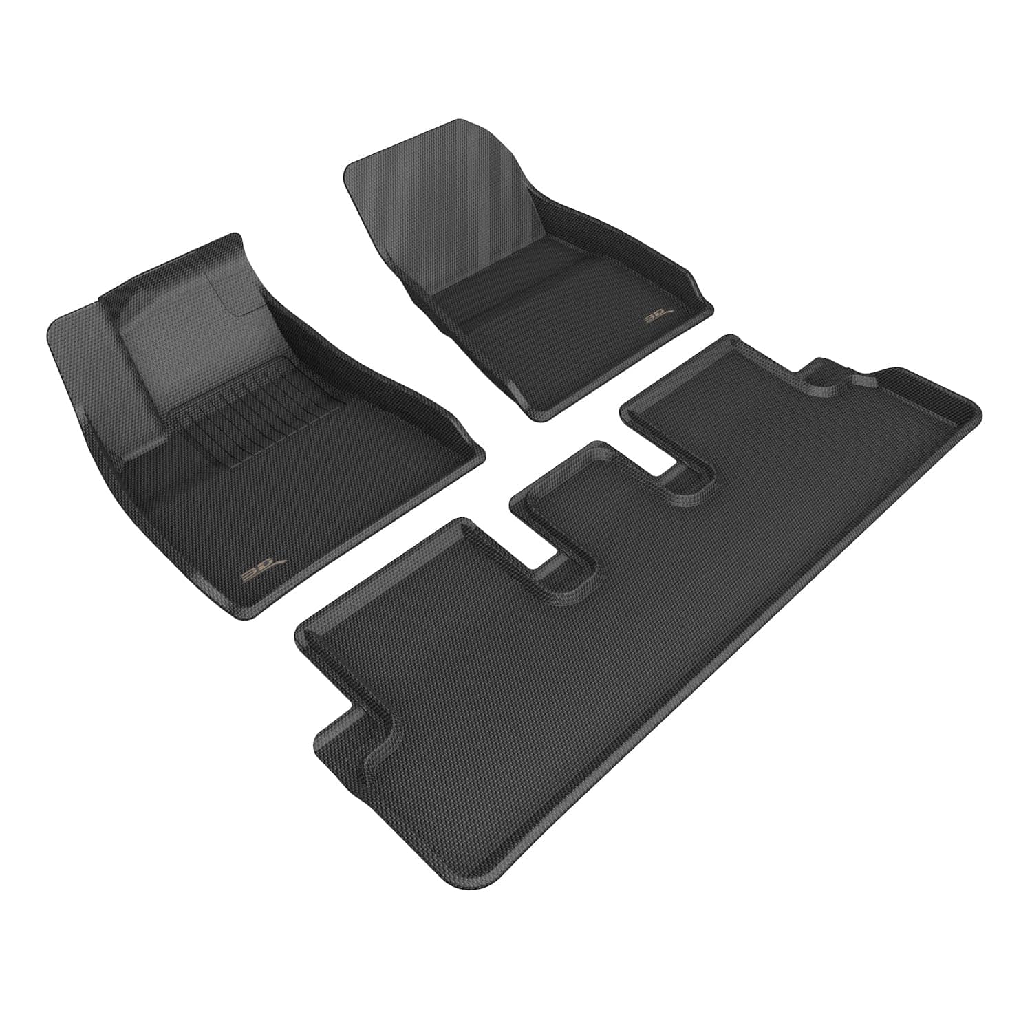 Amber Sporting Goods - 3D MAXpider Custom Fit Kagu Floor Mat (Black) Compatible with Tesla Model 3 Highland 2024-2026 - Full Set price history on PriceWatchPro