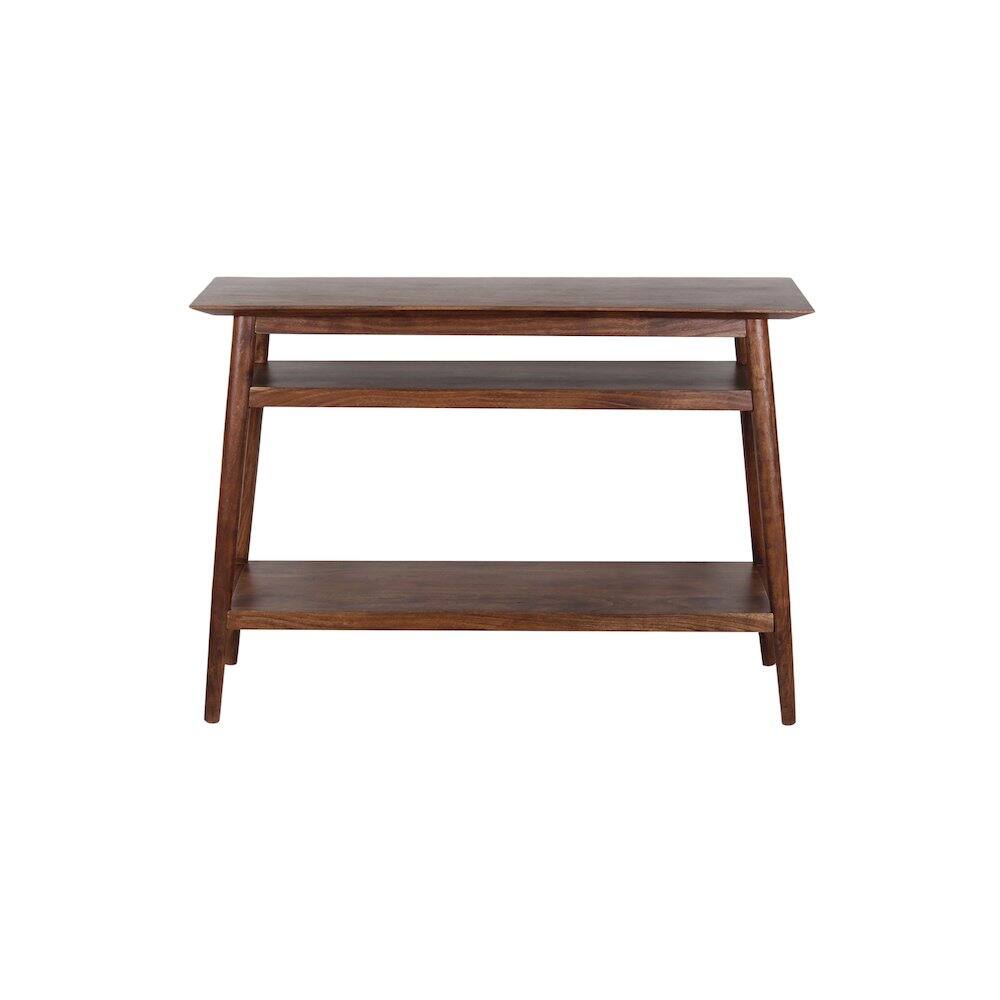 Alt View 1. Porter Designs - Portola Solid Acacia Wood Console Table - Brown.