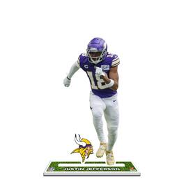 UPI Marketing - Justin Jefferson Minnesota Vikings 12'' Player Standee Desktop Display - Multicolor