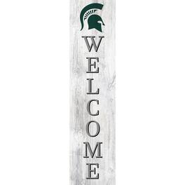 Fan Creations - Michigan State Spartans 48'' Welcome Leaner - Multicolor