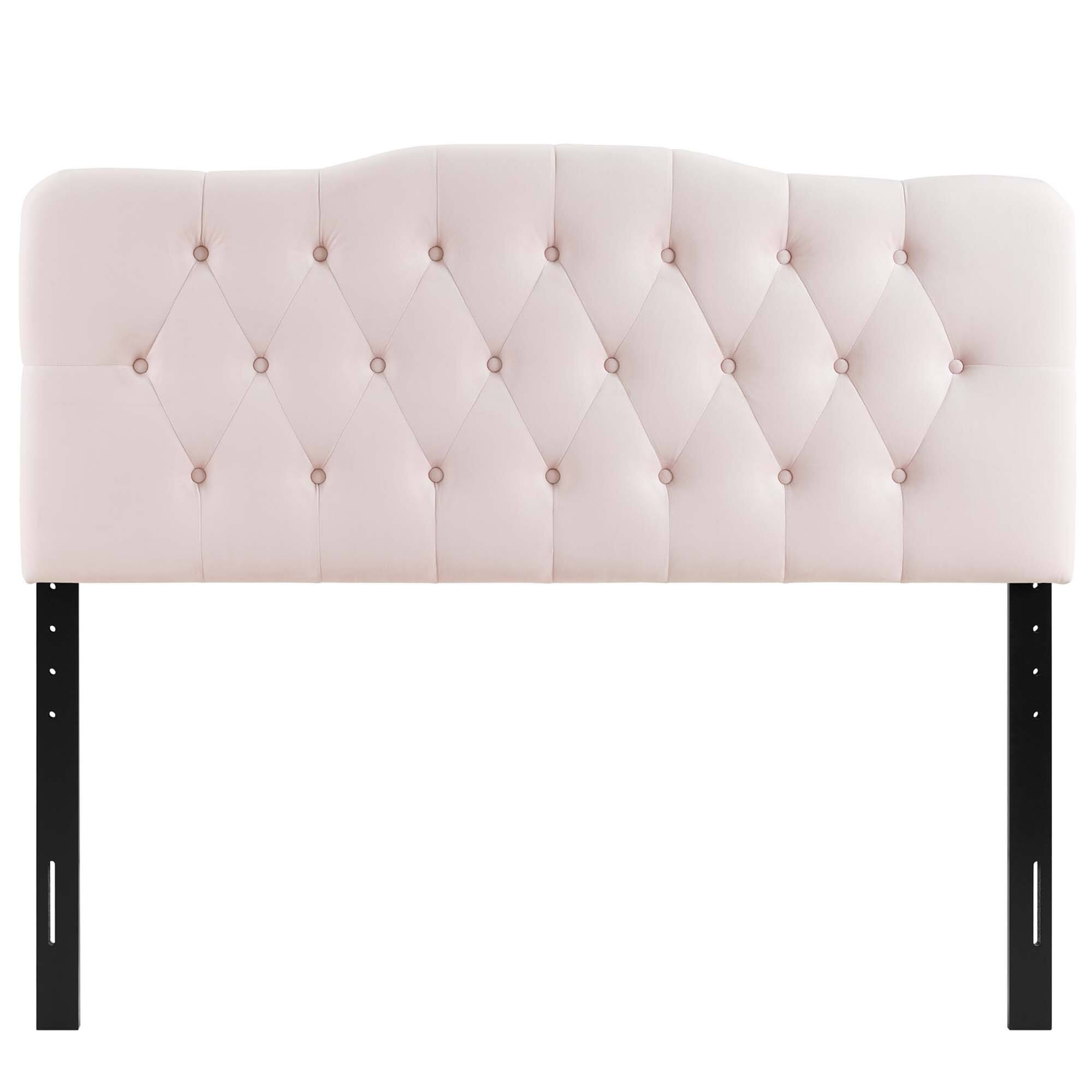 Alt View 1. Modway - Annabel Diamond Tufted Performance Velvet Queen Headboard by Modway - Red.