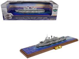 Metal Proud - British HMS Invincible (R05) Aircraft Carrier Waterline Edition Falklands War 1982 Royal Navy Battleship 1/700 - Multicolor