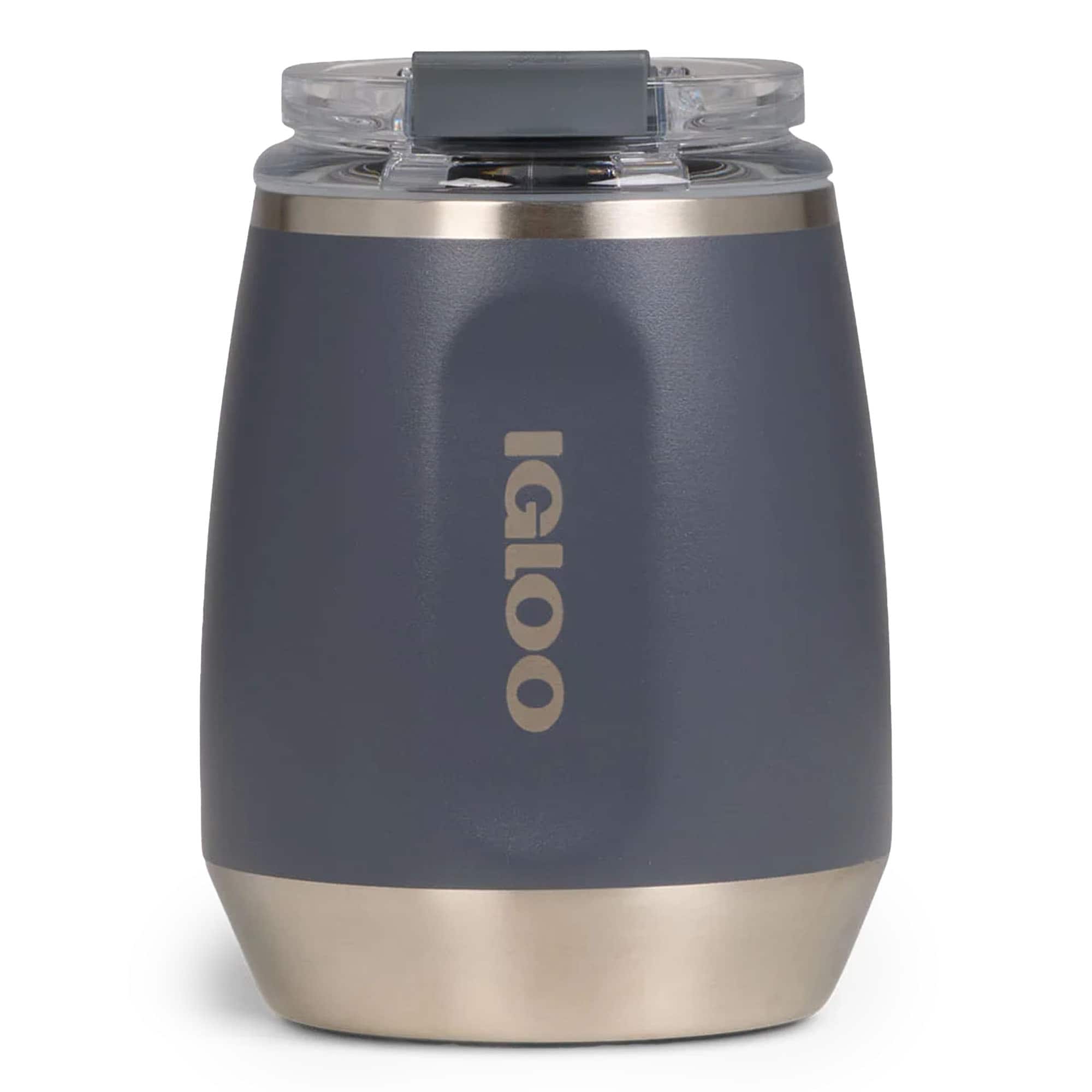 Igloo - 10 oz. Stainless Steel Wine Tumbler - Carbonite