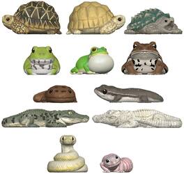 Bandai - Shokugan - Tenori Friends - #12 Tenori Friends 12ct Blind Box Display - COLLECTIBLES - Multicolor